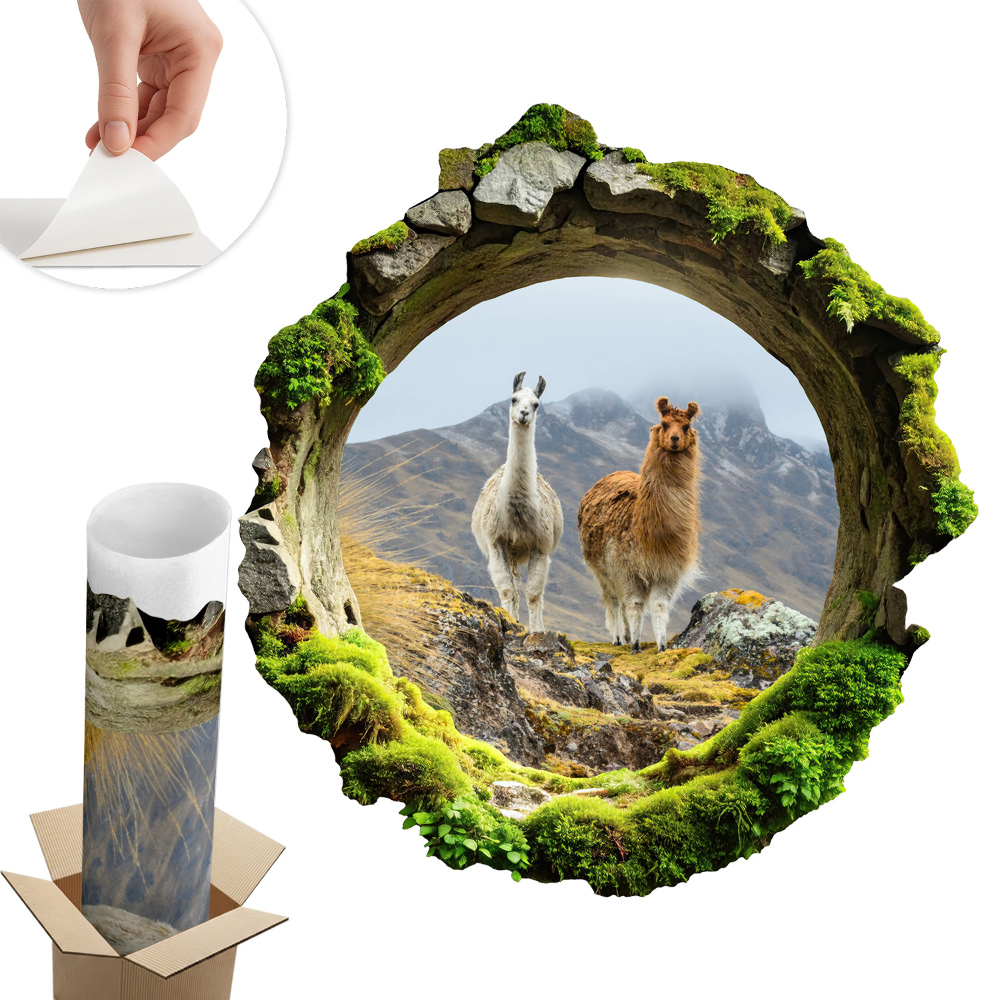 3D falmatrica lyuk 56x60 Hegyi oázis