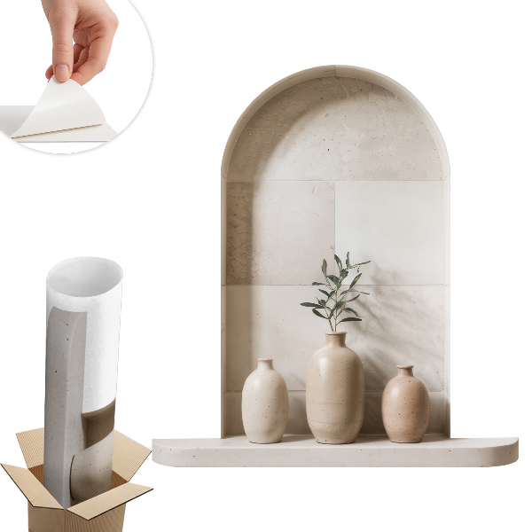 Öntapadós 3d falmatrica 54x60 Kerámia vázák