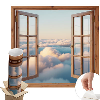 3d ablak falmatrica 60x56 Az ég felhői