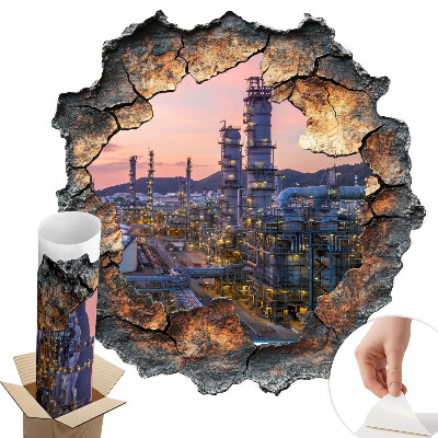 3D falmatrica lyuk 78x80 Finomító tornyok