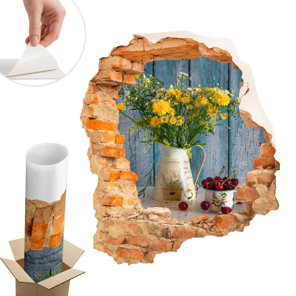 3D falmatrica lyuk 68x80 Vidéki táj