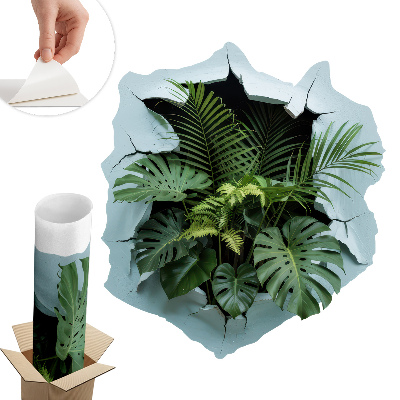 3D falmatrica lyuk 72x80 Növényrobbanás