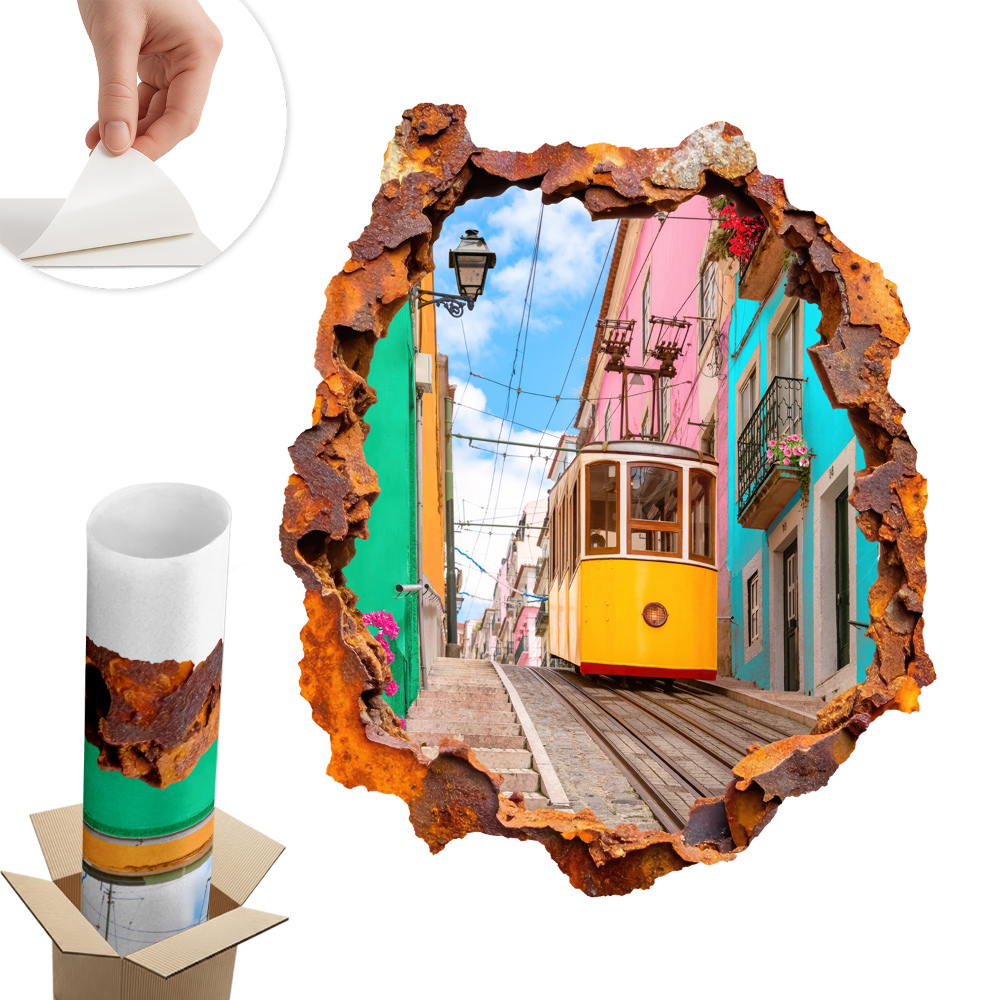 3D falmatrica lyuk 66x80 Nosztalgikus táj