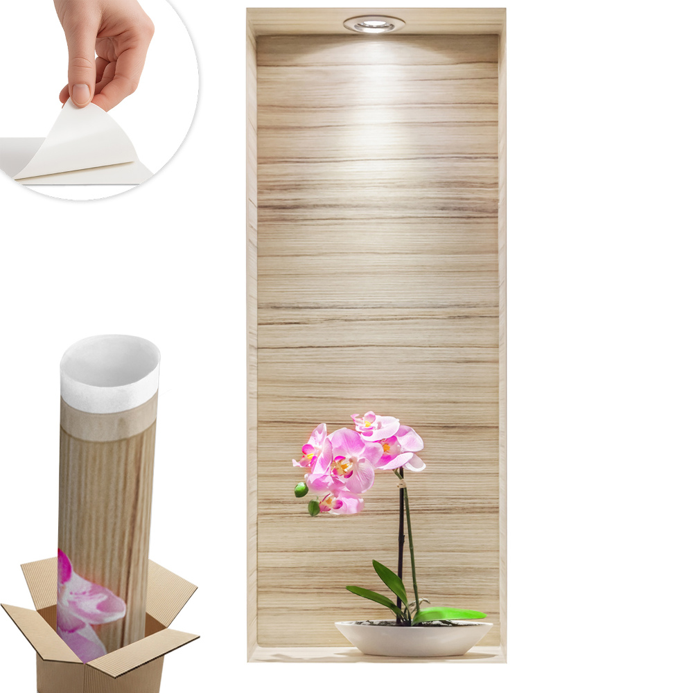 Öntapadós 3d falmatrica 32x80 Orchidea elegancia