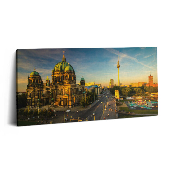 Vászonfotó 100x50 Berlin városának látképe