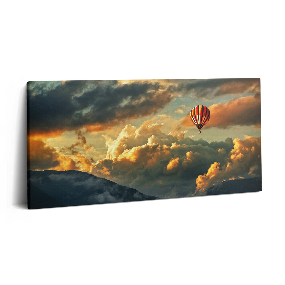 Vászonfotó 100x50 Ballonrepülés a felhők között