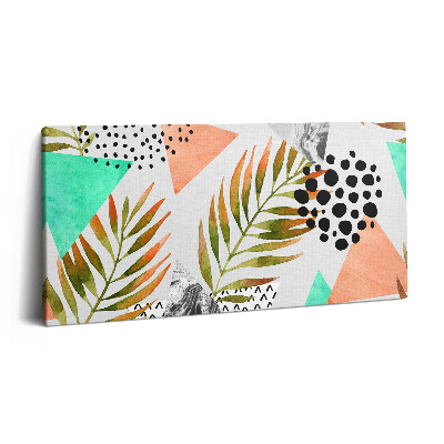 Vászonfotó 100x50 Nyári absztrakt geometriai minta