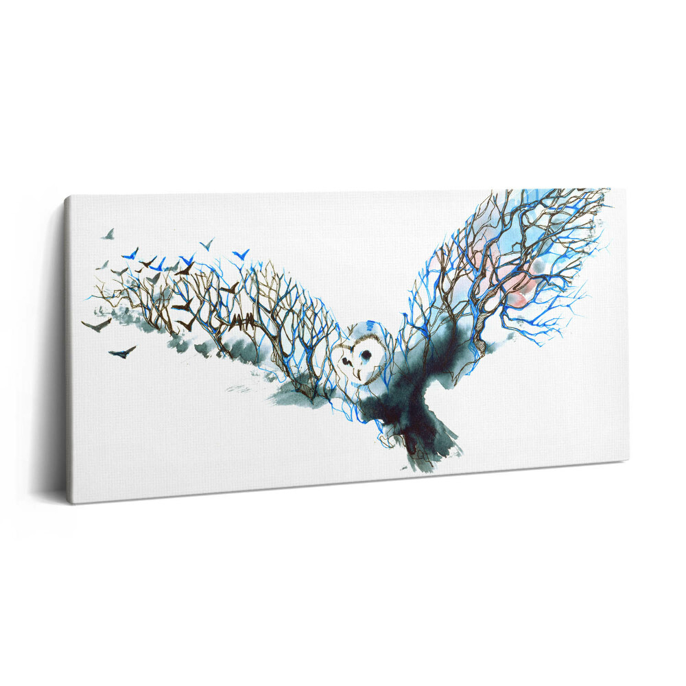 Vászonfotó 100x50 Szabadság és madár természet