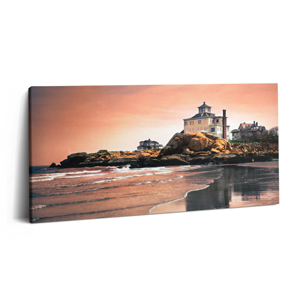 Vászonfotó 100x50 Sherman tengerparti háza