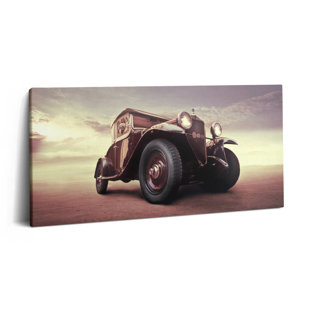 Vászonfotó 100x50 Szüreti stílusú autó