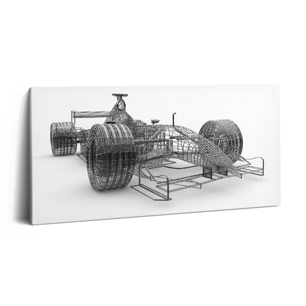 Vászonfotó 100x50 Az F1-es autó műszaki kialakítása