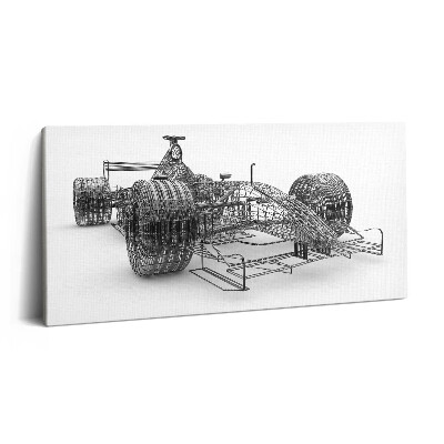 Vászonfotó 100x50 Az F1-es autó műszaki kialakítása