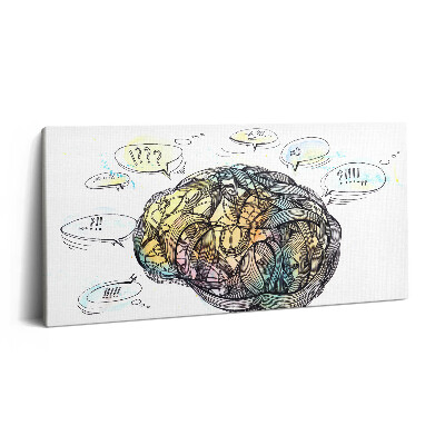 Vászonfotó 100x50 Az agy művészi ábrázolása