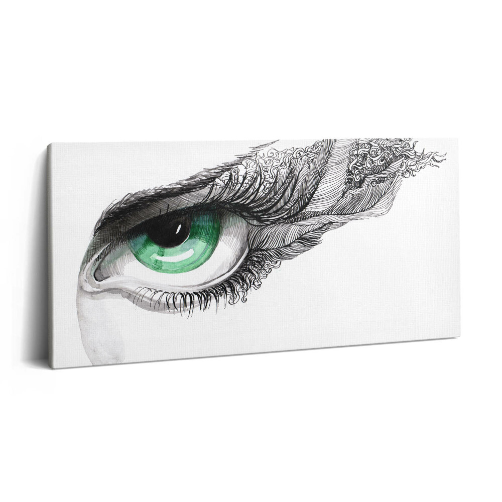 Vászonfotó 100x50 Absztrakció egy emberi szemről