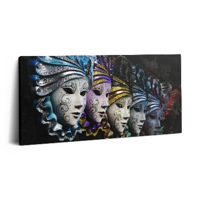 Vászonfotó 100x50 Velencei maszkok