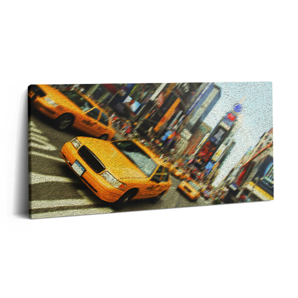 Vászonfotó 100x50 Sárga taxik New Yorkban