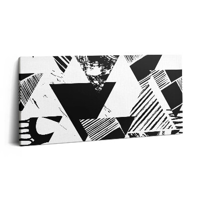 Vászonfotó 100x50 Absztrakt geometriai mintás háromszögek