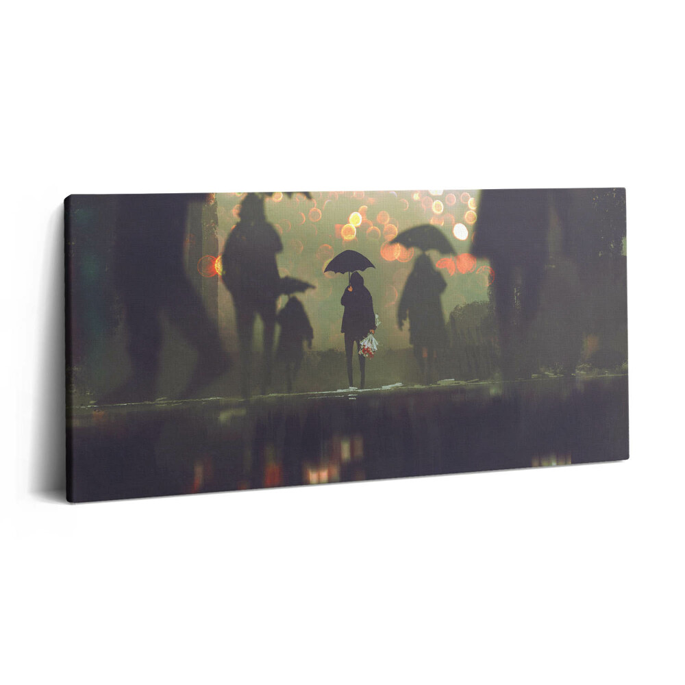 Vászonfotó 100x50 Emberek árnyékkal