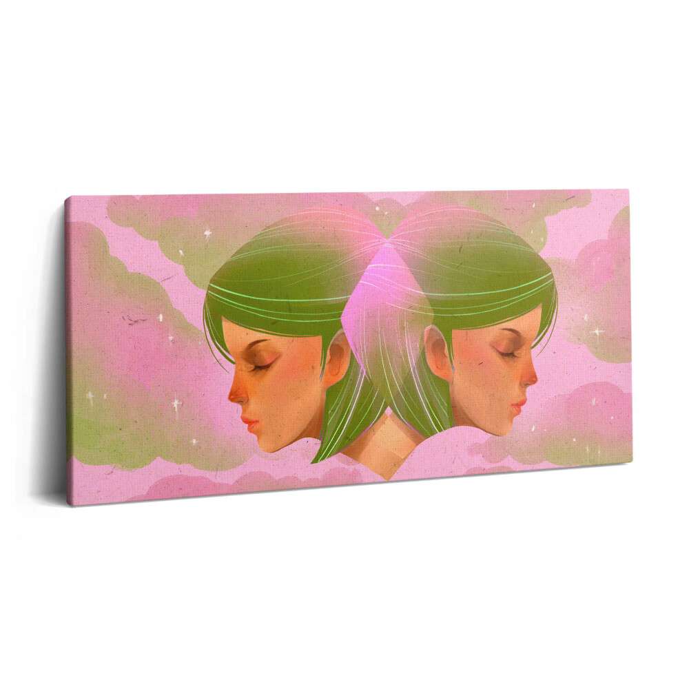 Vászonfotó 100x50 Absztrakt női portré