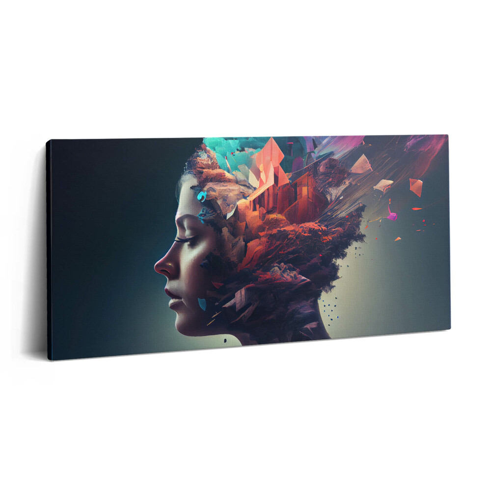 Vászonfotó 100x50 Absztrakt nő érzelmek