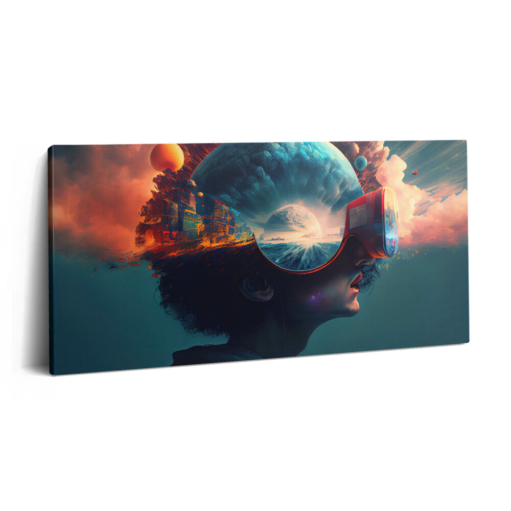 Vászonfotó 100x50 Futurisztikus virtuális világ