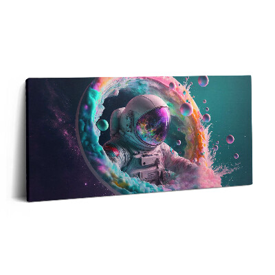 Vászonfotó 100x50 Színes űrhajósok egy felhőben