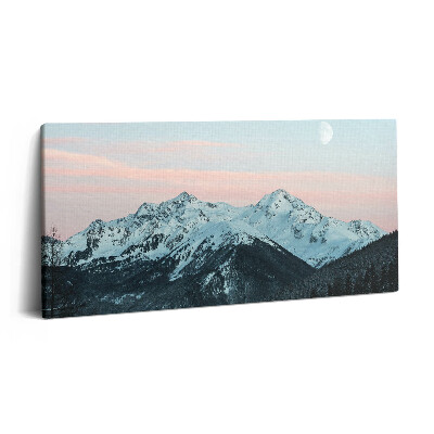 Vászonfotó 100x50 Hegyvidék télen