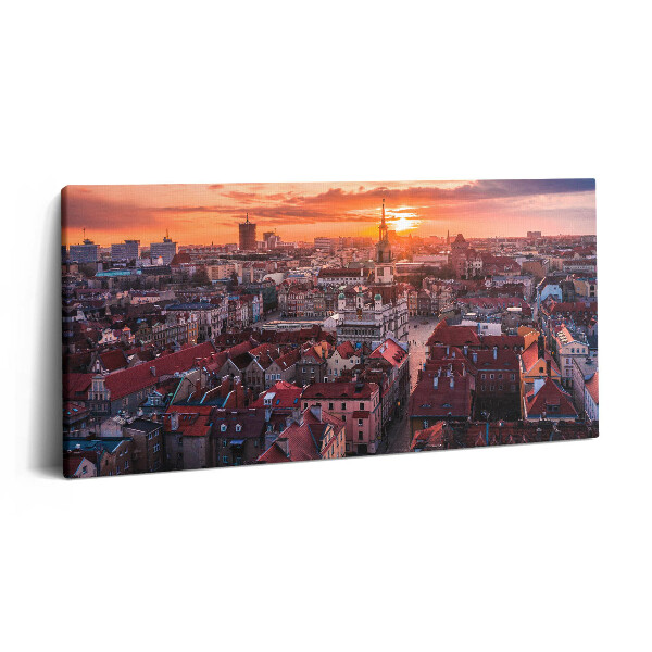 Vászonfotó 100x50 Poznan - panoráma