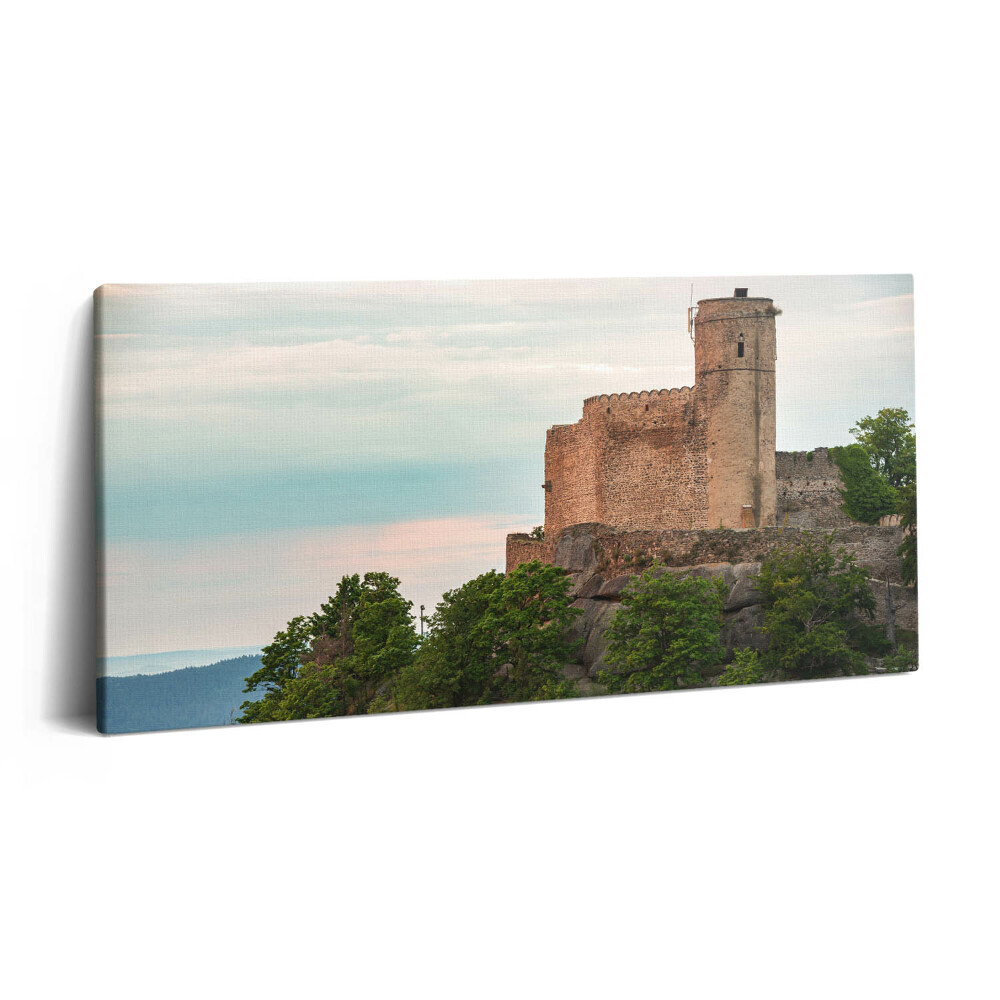 Vászonfotó 100x50 Chojnik kastély Jelenia Górában