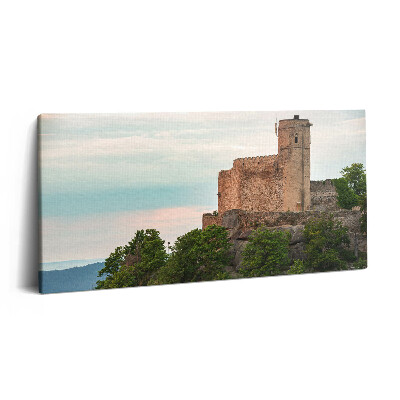 Vászonfotó 100x50 Chojnik kastély Jelenia Górában