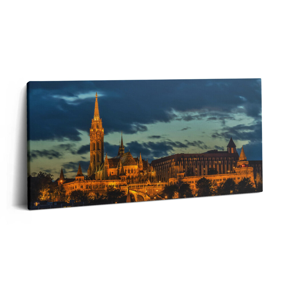 Vászonfotó 100x50 Mátyás-templom Budapesten