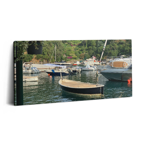 Vászonfotó 100x50 Portofino kikötője