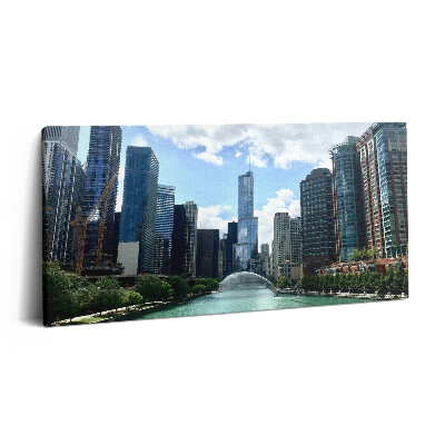 Vászonfotó 100x50 Felhőkarcolók
