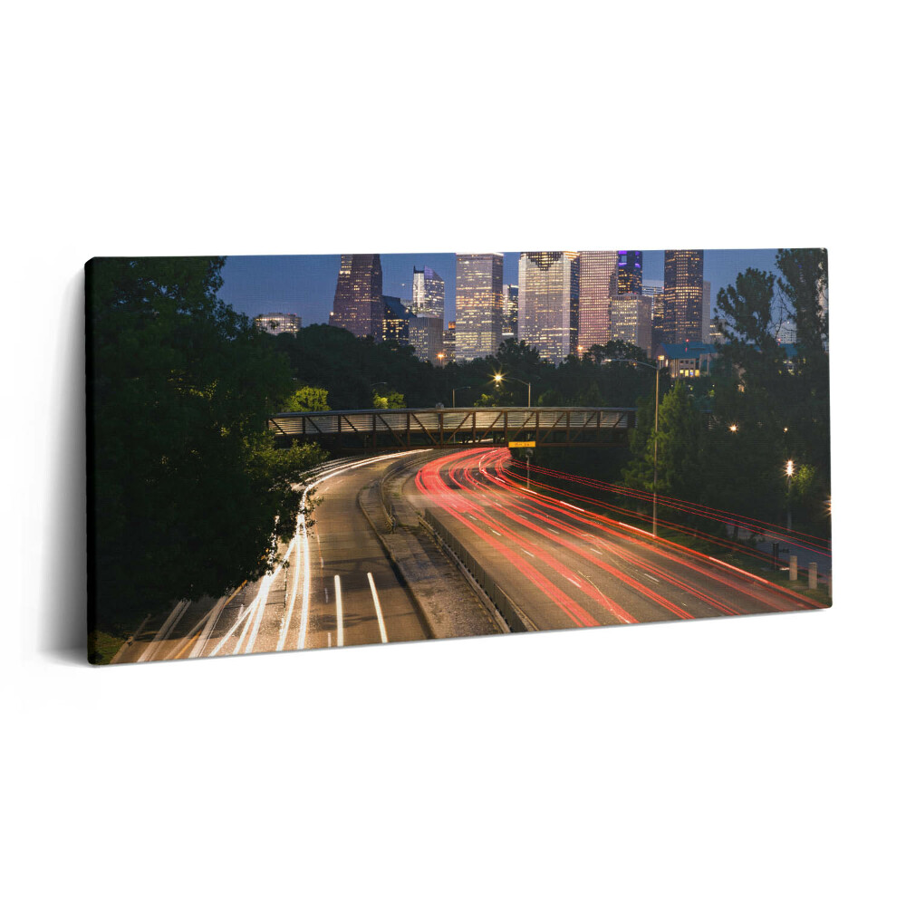 Vászonfotó 100x50 Autópálya a városba
