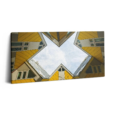 Vászonfotó 100x50 Rotterdami házak