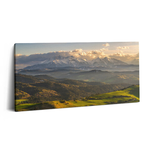 Vászonfotó 100x50 Pieniny Magashegység