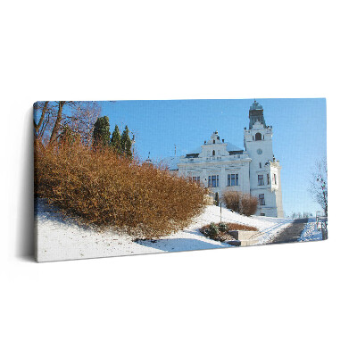 Vászonfotó 100x50 Ostrava városa télen