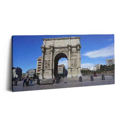 Vászonfotó 100x50 Diadalív Marseille-ben Franciaországban