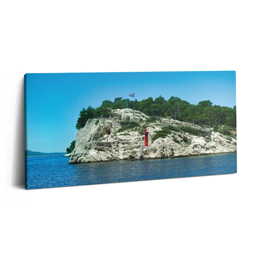 Vászonfotó 100x50 Split Horvátország Festői útvonal