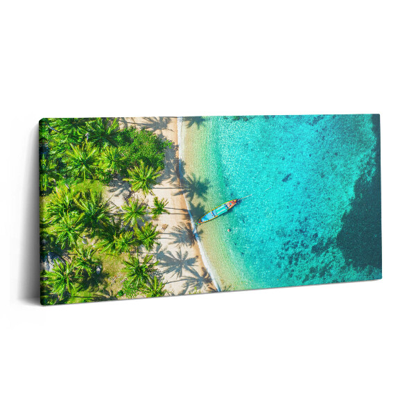 Vászonfotó 100x50 Koh Tao trópusi strandja