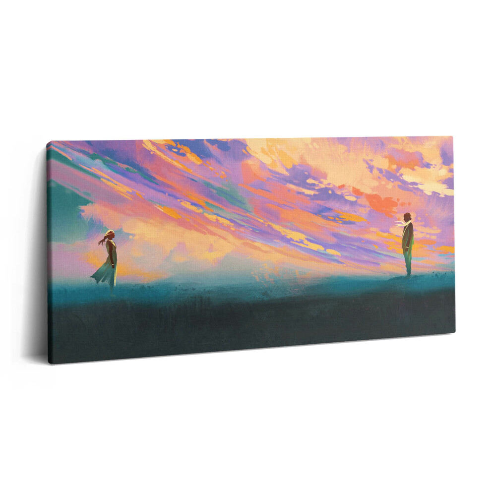 Vászonkép nyomtatás 120x60 Platonikus szerelem az ellenkezőjéről