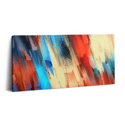 Vászonkép nyomtatás 120x60 Absztrakt olajfestmény