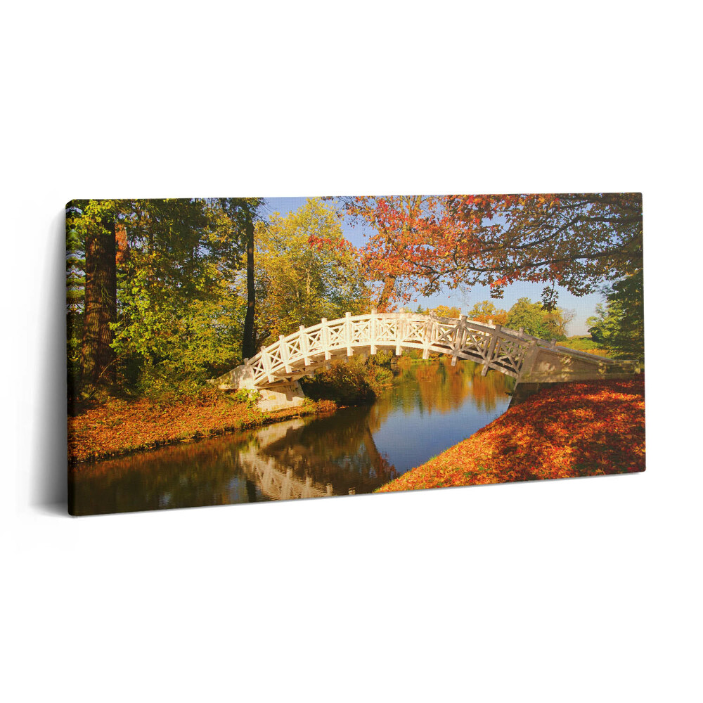 Vászonkép nyomtatás 120x60 Woerlitzer Park aranyló ősszel