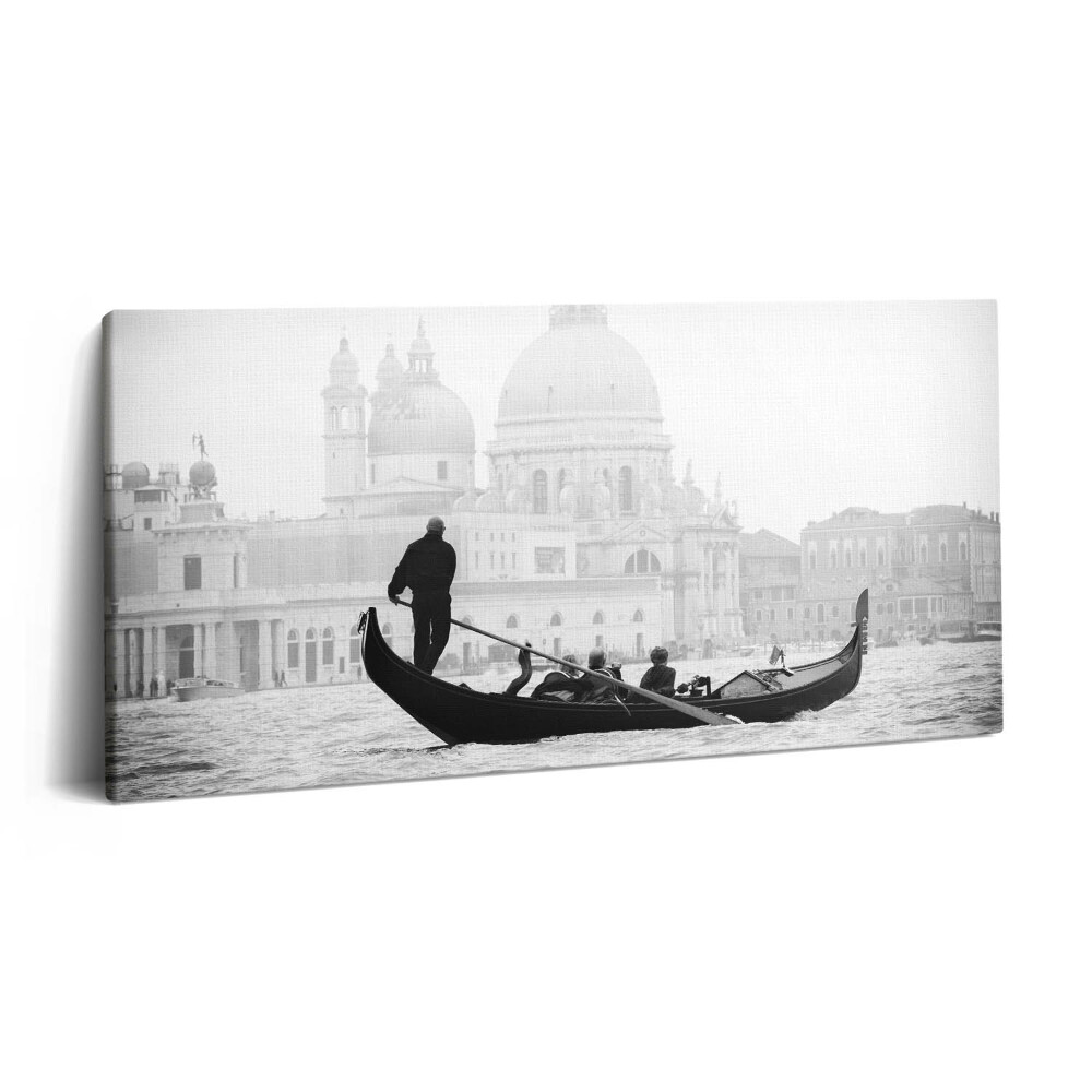 Vászonkép nyomtatás 120x60 Gondola a városra néző kilátással