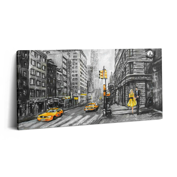 Vászonkép nyomtatás 120x60 Az Empire State Building utcái