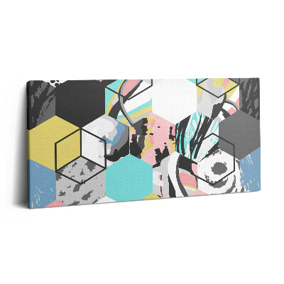 Vászonkép nyomtatás 120x60 Geometrikus absztrakció