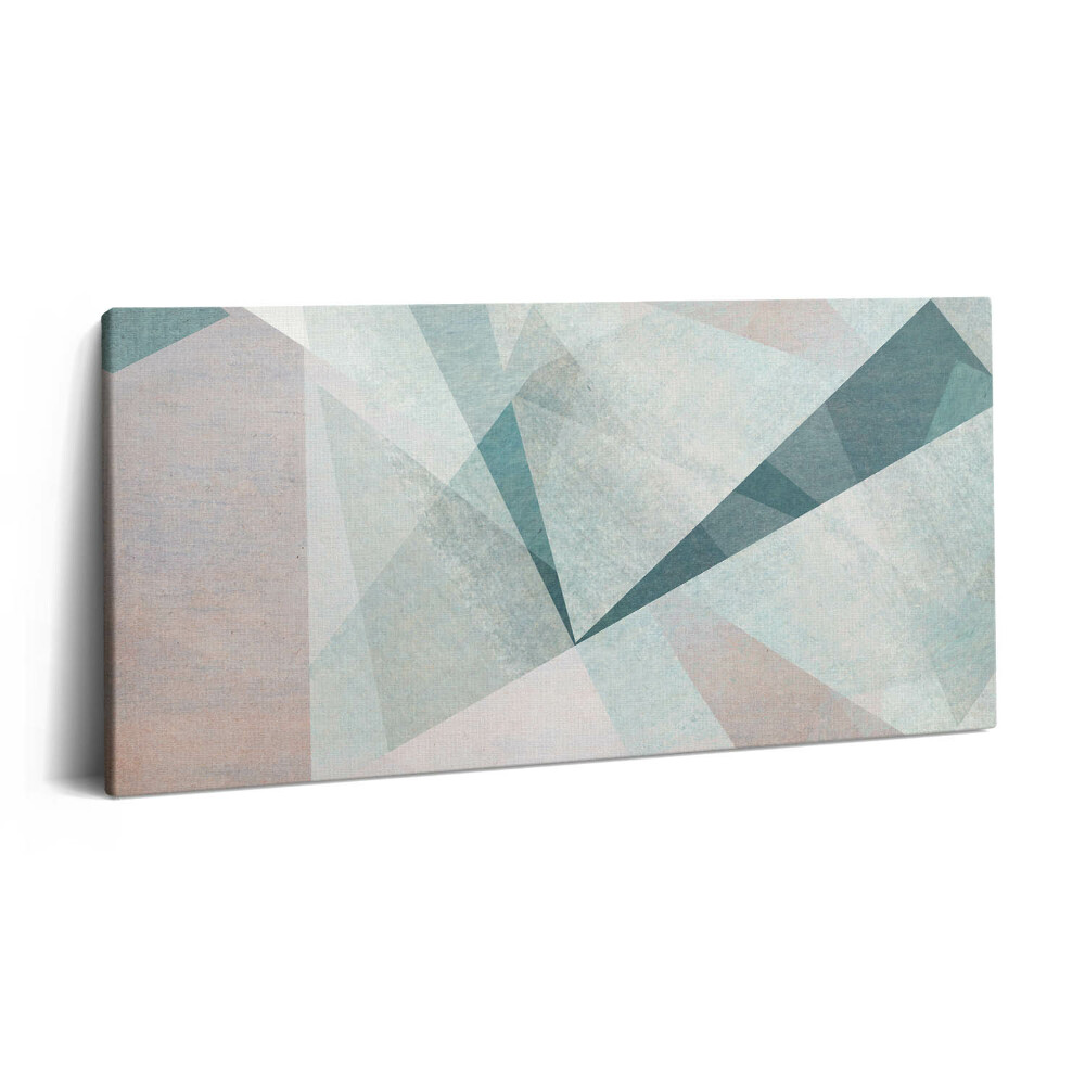 Vászonkép nyomtatás 120x60 Háromszögek absztrakt textúrája