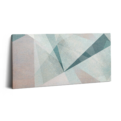 Vászonkép nyomtatás 120x60 Háromszögek absztrakt textúrája