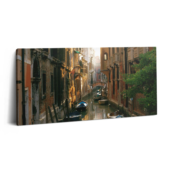 Vászonkép nyomtatás 120x60 A velencei Grand Canal romantikája