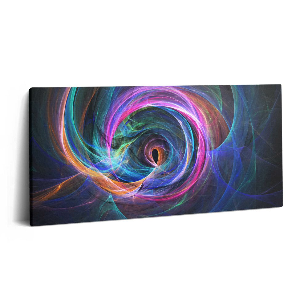 Vászonkép nyomtatás 120x60 Absztrakt - színes fraktál
